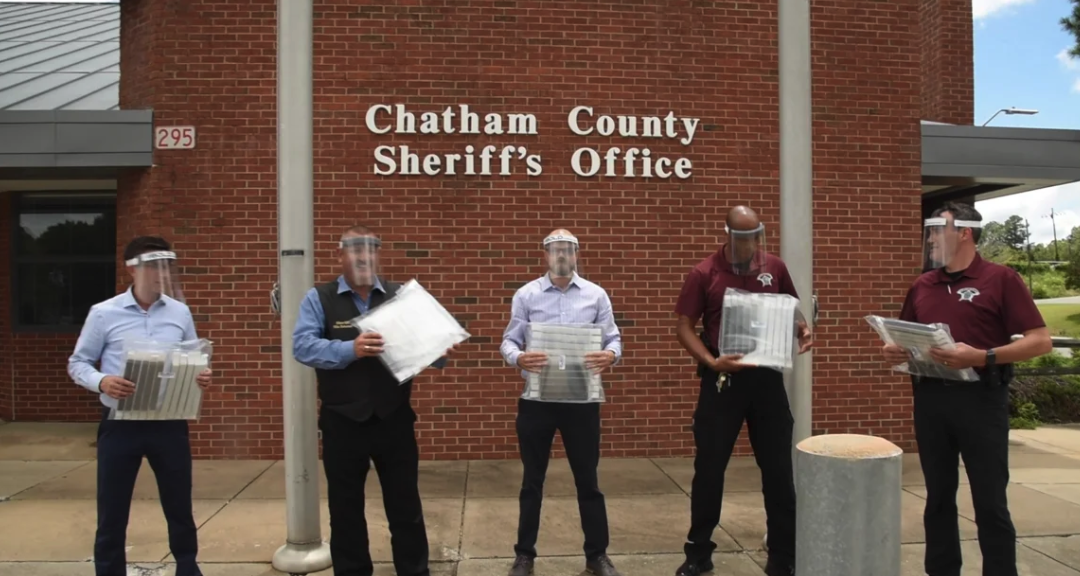 PPE donation to Chatham County Sheriff’s Department