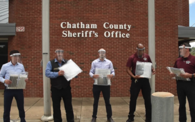 PPE donation to Chatham County Sheriff’s Department