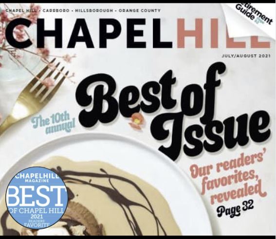 BOLD Construction voted BEST of Chapel Hill 2021