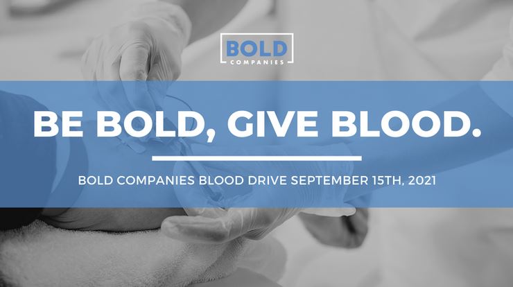 Be BOLD, give blood!