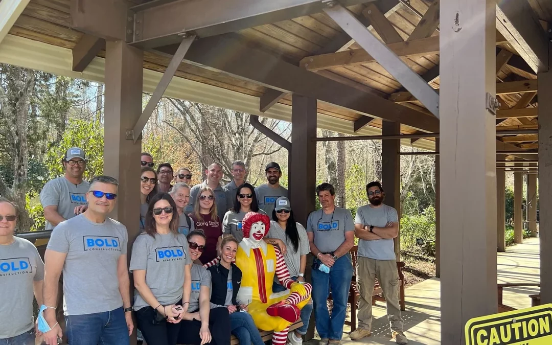 The BOLD team volunteers at the Ronald Mcdonald House