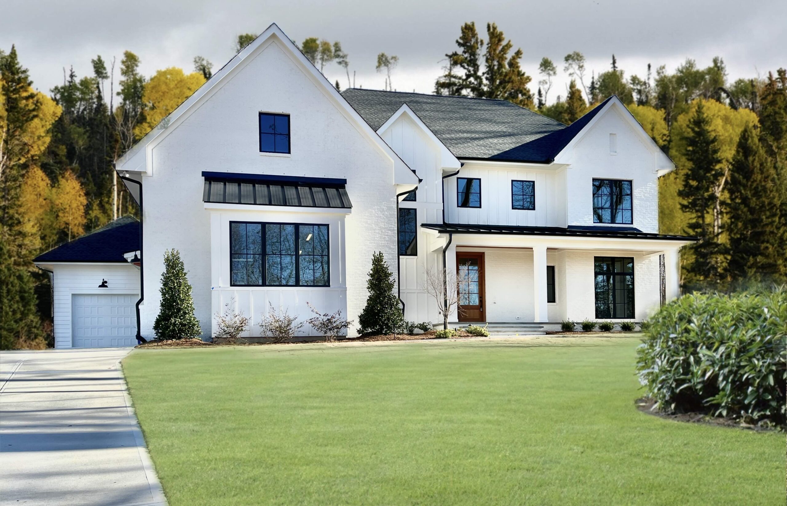 exterior image of modern farmhouse