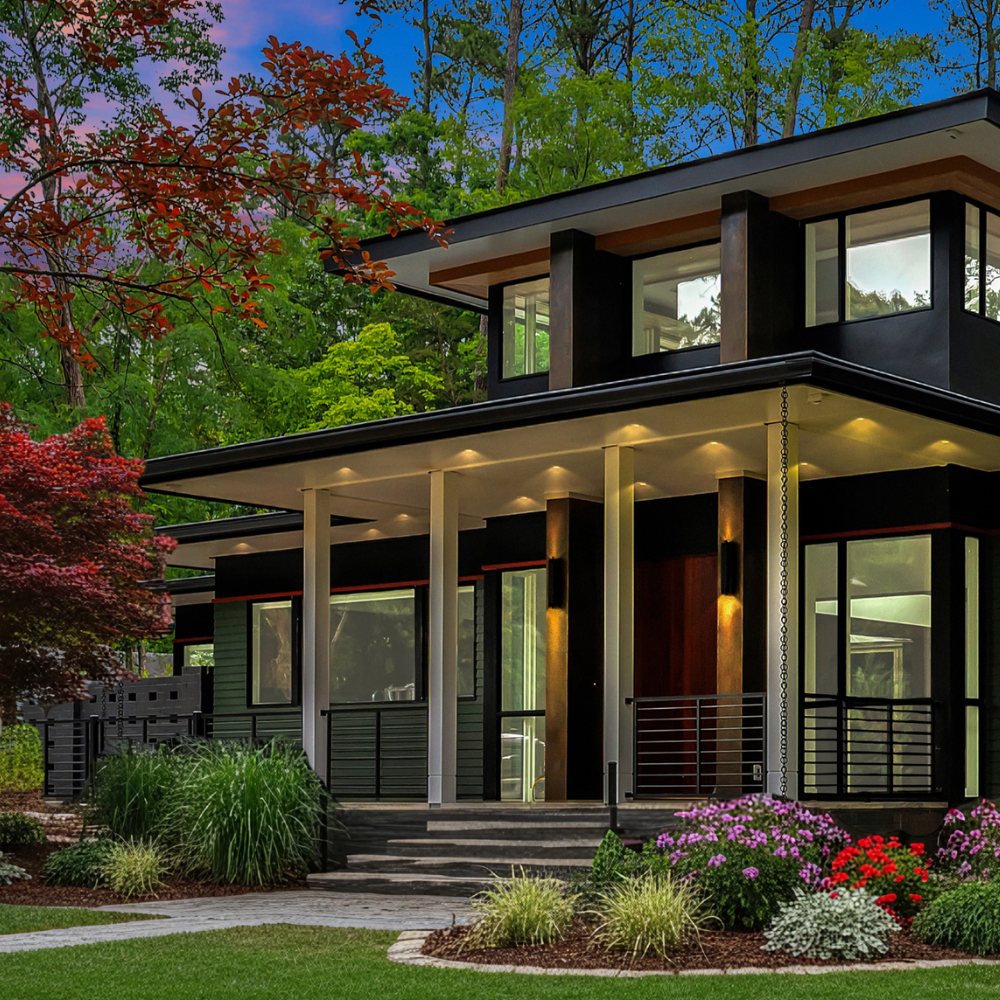 custom home exterior of custom home