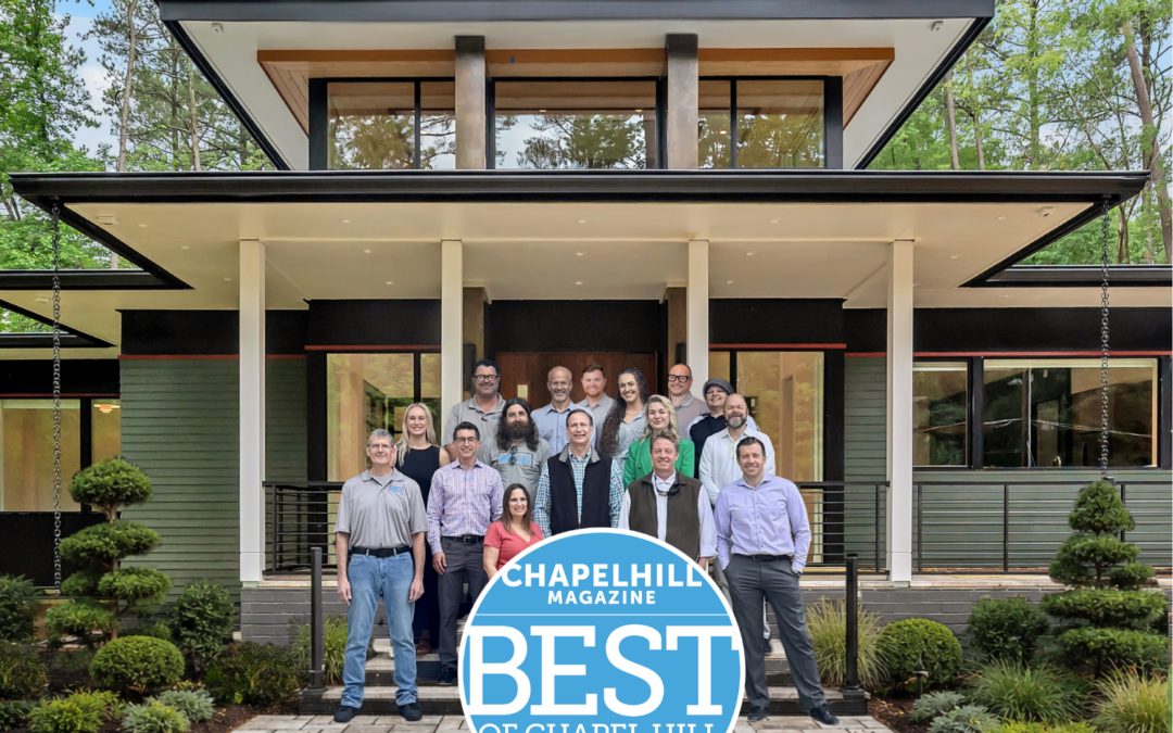 BOLD Construction Named Best Builder in Chapel Hill